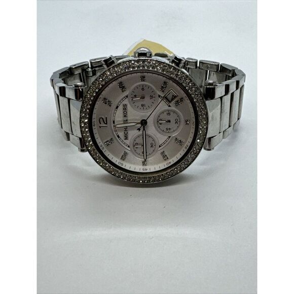 Michael Kors MK5353 Women Silver Stainless Steel Analog Dial Wrist Watch JNA379 main image 6